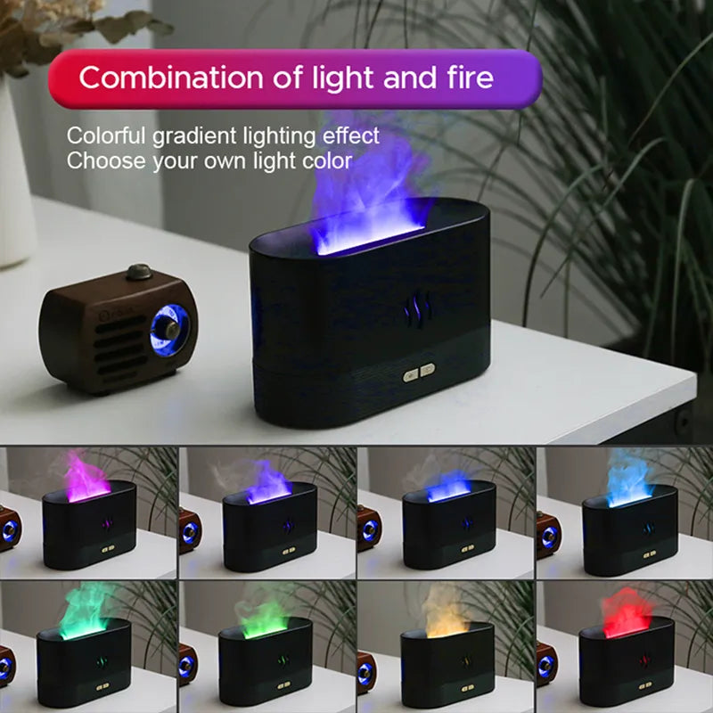 AuraGlow™ Flame Essence Humidifier