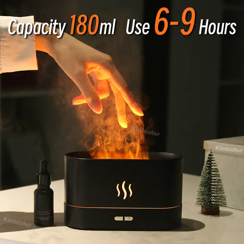AuraGlow™ Flame Essence Humidifier
