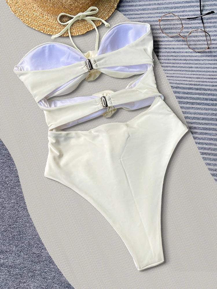 2024 Peachtan High Waist Bathing Suit